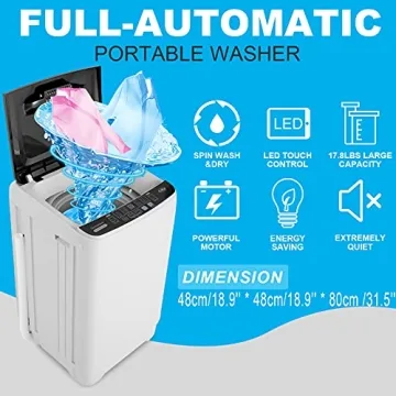 Nictemaw Portable Washer & Dryer Combo - 2.3 Cu.ft