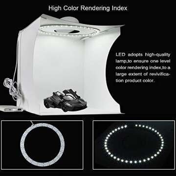 Fotoconic LED Light Box for Product Photography - 12 Inch