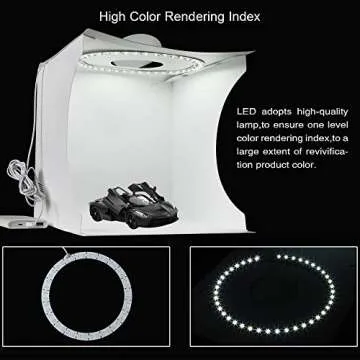 Fotoconic LED Light Box for Product Photography - 12 Inch