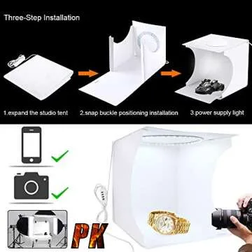 Fotoconic LED Light Box for Product Photography - 12 Inch