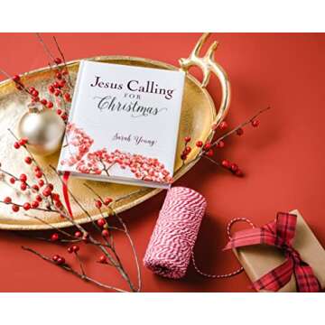 Jesus Calling for Christmas, Padded Hardcover, with Full Scriptures: Seasonal Devotions for Christmas (A 50-Day Devotional)