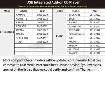 Citreal CD Player for Car via USB - Portable & Easy to Use