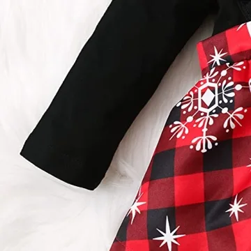 Adorable Christmas Outfit for Baby Girls with Headband