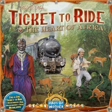 Heart of Africa Ticket to Ride Expansion - Fun Strategy Game