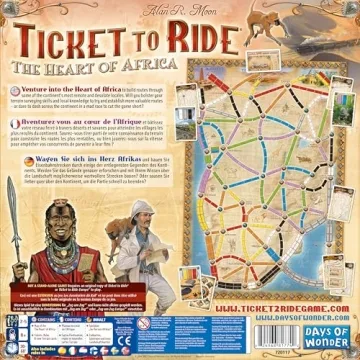 Heart of Africa Ticket to Ride Expansion - Fun Strategy Game