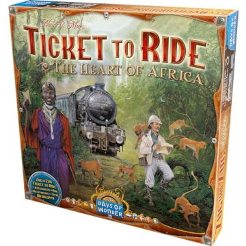 Heart of Africa Ticket to Ride Expansion - Fun Strategy Game