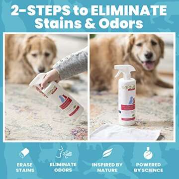 Unique Pet Odor Eliminator: 24 oz Bio-Enzymatic Stain Remover