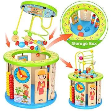 Victostar Activity Cube - 10 in 1 Educational Toy for Kids