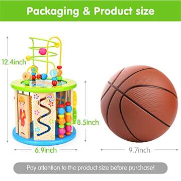 Victostar Activity Cube - 10 in 1 Educational Toy for Kids