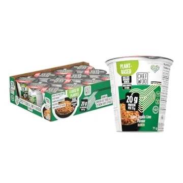 CHEF WOO Spicy Tequila Lime Ramen Cup - 20g Protein