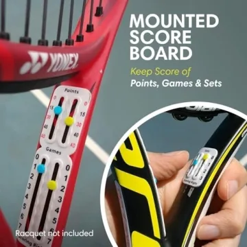 Lightweight Tennis Score Keeper, Easy Mount Scoreboard