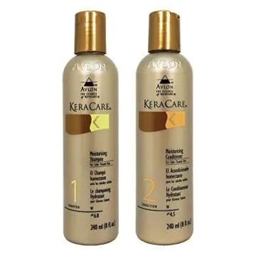 Avlon KeraCare Color-Treated Hair Duo: 8 oz Moisturizing Shampoo & Conditioner Set