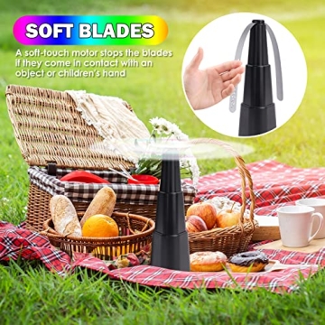 KTDRJN Fly Fan - Portable Solution for Outdoor Dining