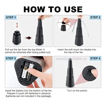 KTDRJN Fly Fan - Portable Solution for Outdoor Dining