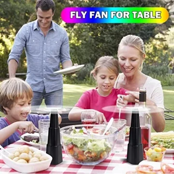 KTDRJN Fly Fan - Portable Solution for Outdoor Dining