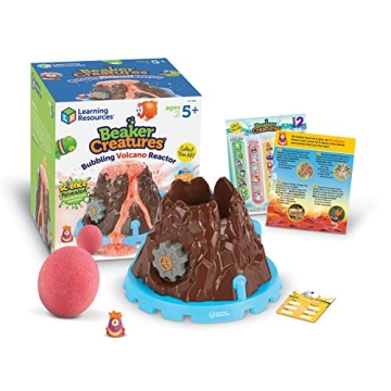 Learning Resources Beaker Creatures Bubbling Volcano Reactor - Ages 5+ Science Kits for Kids, STEM T...