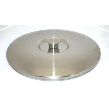 Service Ideas CBDRT5SS Beverage Dispenser, Round, 5 Gallon with Plastic Container and Optional Infuser Tube, Stainless Steel Base and Lid, NSF certified