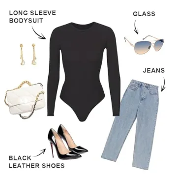 SHAPERX Soft Bodysuit - Fits Every Body Type Effortlessly