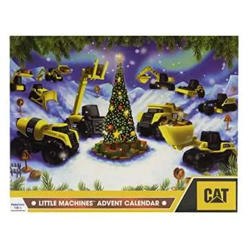 CAT Construction Toys, Little Machines Advent Calendar - Kids Toys for Ages 3 and Up - 24 Piece Set ...