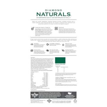 DIAMOND NATURALS Dry Food for Adult Large Breed Dogs, Chicken Formula