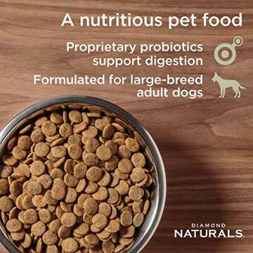Premium Dry Food for Large Breed Dogs with Chicken