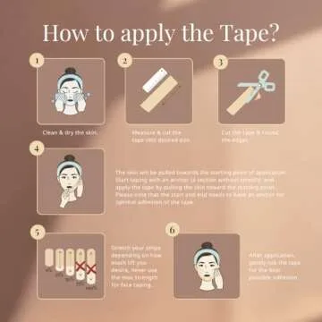 CureTape Beauty Kinesiology Tape for Firming and Lifting