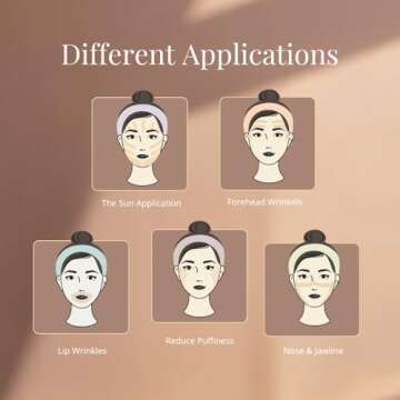 CureTape Beauty Kinesiology Tape | Anti-Wrinkle Face Tape | Face Lift Tape for Toning, Firming & Tightening The Skin | Kinesiology Tape for Face and Sensitive Skin | Soft on The Skin