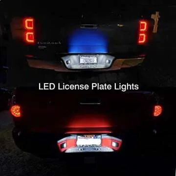 iBrightstar Super Bright LED Bulbs Package Kit Accessories Fit for Toyota Tundra 2014+ Interior Map Dome Lights + Vanity Mirror Lights + License Plate Lights + Back Up Reverse Lights, White