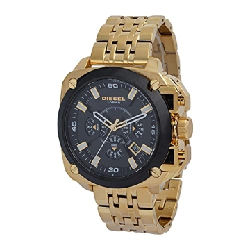 Diesel BAMF Gold Chronograph Men's Watch - Stylish & Durable