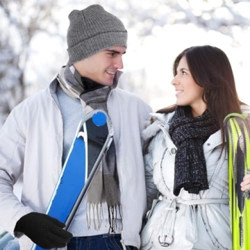 Cosweet 5-Piece Knitted Winter Warmer Set - Stylish & Warm