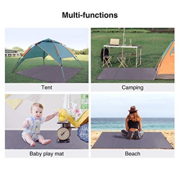 REDCAMP 4-in-1 Waterproof Camping Tent Tarp