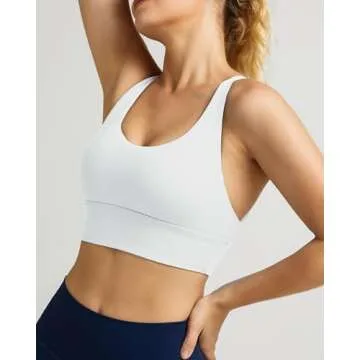 Longline Strappy Sports Bra for Comfortable Workouts