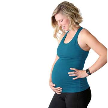 Movemama Maternity Workout and Yoga Top - Comfortable, Stylish Maternity Wear