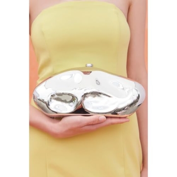 Elegant CUXVA Acrylic Shell Clutch Bag for Women