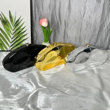 Elegant CUXVA Acrylic Shell Clutch Bag for Women