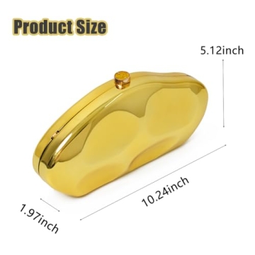 Elegant CUXVA Acrylic Shell Clutch Bag for Women