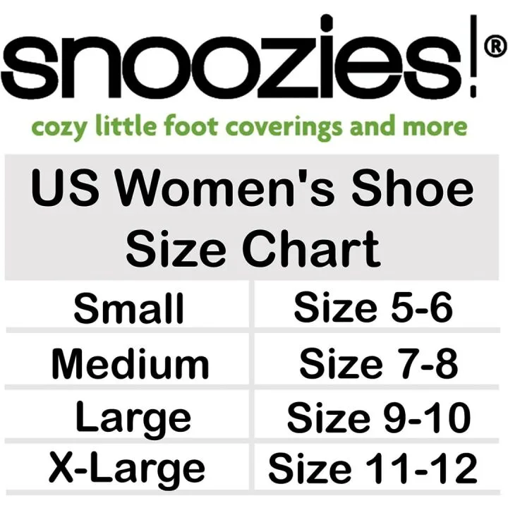 Snoozies Slipper Socks with Travel Pouch for Women