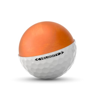 Titleist Velocity Golf Balls Max Distance Durability Orange