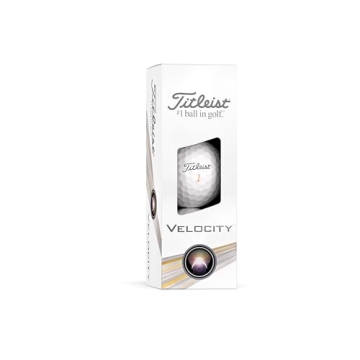 Titleist Velocity Golf Balls Max Distance Durability Orange