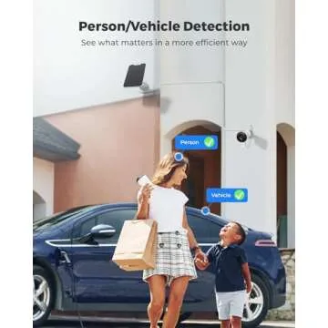 REOLINK 2K 3MP Solar Security Camera, Wireless Home Security Camera Outdoor Indoor, Night Vision, Human/Car Detection, 2.4G WiFi, Local Storage, No Monthly Fee, Support Home Hub, Argus Eco+Solar Panel