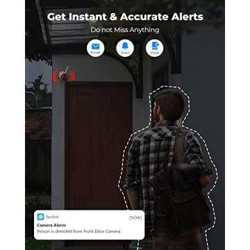 REOLINK 2K 3MP Solar Security Camera, Wireless Home Security Camera Outdoor Indoor, Night Vision, Human/Car Detection, 2.4G WiFi, Local Storage, No Monthly Fee, Support Home Hub, Argus Eco+Solar Panel