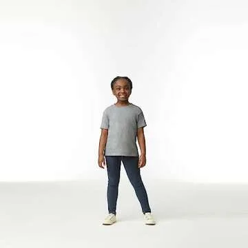 Gildan Youth Ultra Cotton T-Shirt, Style G2000B, 2-Pack, White, Medium