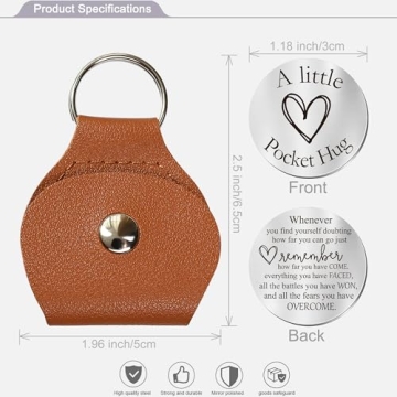 OUMILAN Pocket Hug Token - Inspirational Keychain Gift