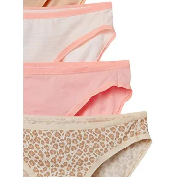 Amazon Essentials Women's Cotton Bikini Briefs Pack of 6