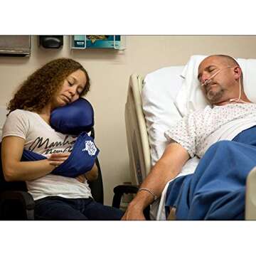 DreamSling Travel Pillow - First Neck Pillow with an Arm-Sling! Supports The Head, Body, and Arms, Providing The Leaning Support. Perfectly Balanced Sleep System Anywhere! (Black)