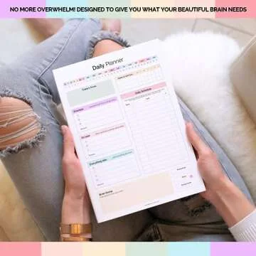ADHD Daily Planner for Neurodivergent Adults - Organize & Focus