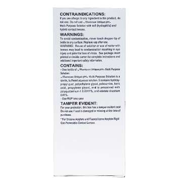 Menicon Unique pH Multi-Purpose Saline Solution Travel Pack