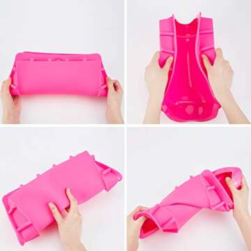 Versatile PH PandaHall 10 Inch Soap Silicone Mold for Crafts