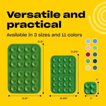 OCTOBUDDY Adhesive Mount for Secure Selfies & Videos