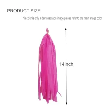 GAKA Gold Tissue Tassel Garland for All Occasions